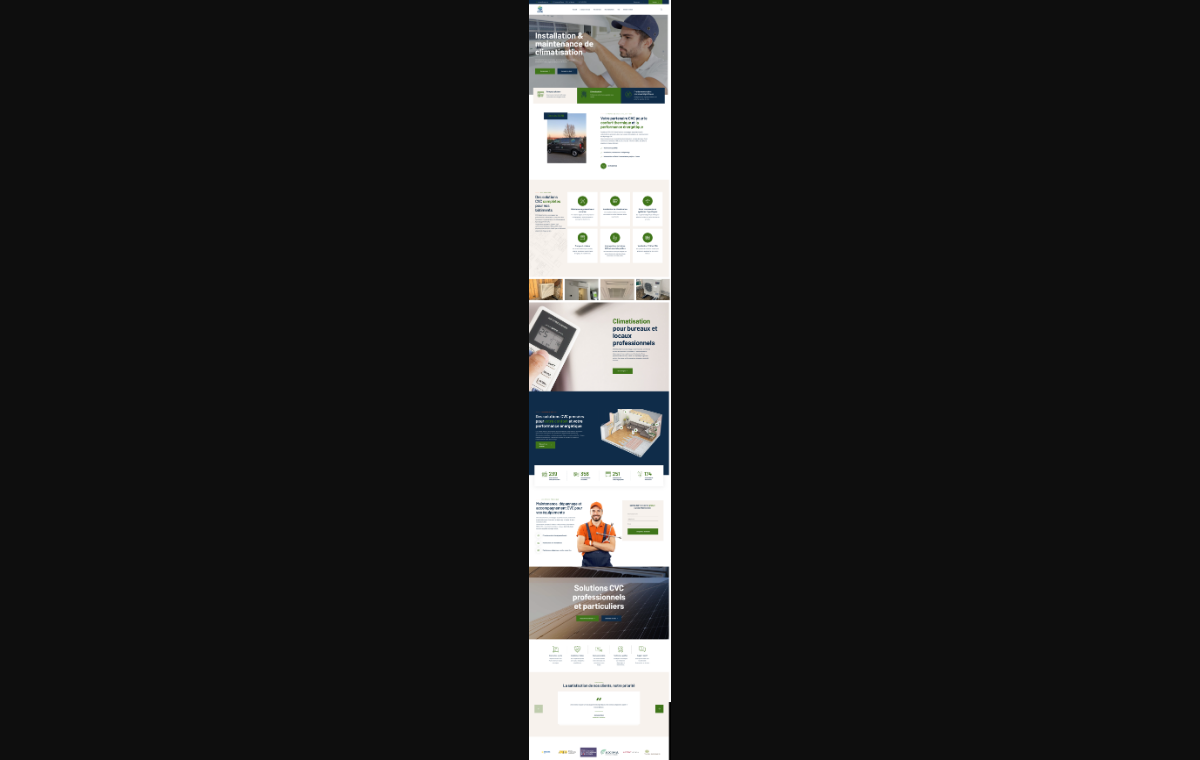 Aperçu du site CVC Global Services