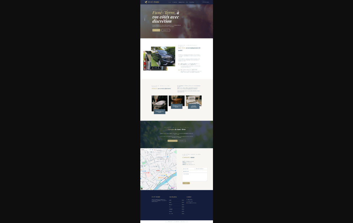 Aperçu du site Funé-Terre